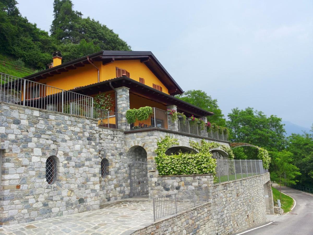 Villa Valuri Vista Magnifica Sul Lago Di Como Appartamento Piano Terra Vercana Dış mekan fotoğraf