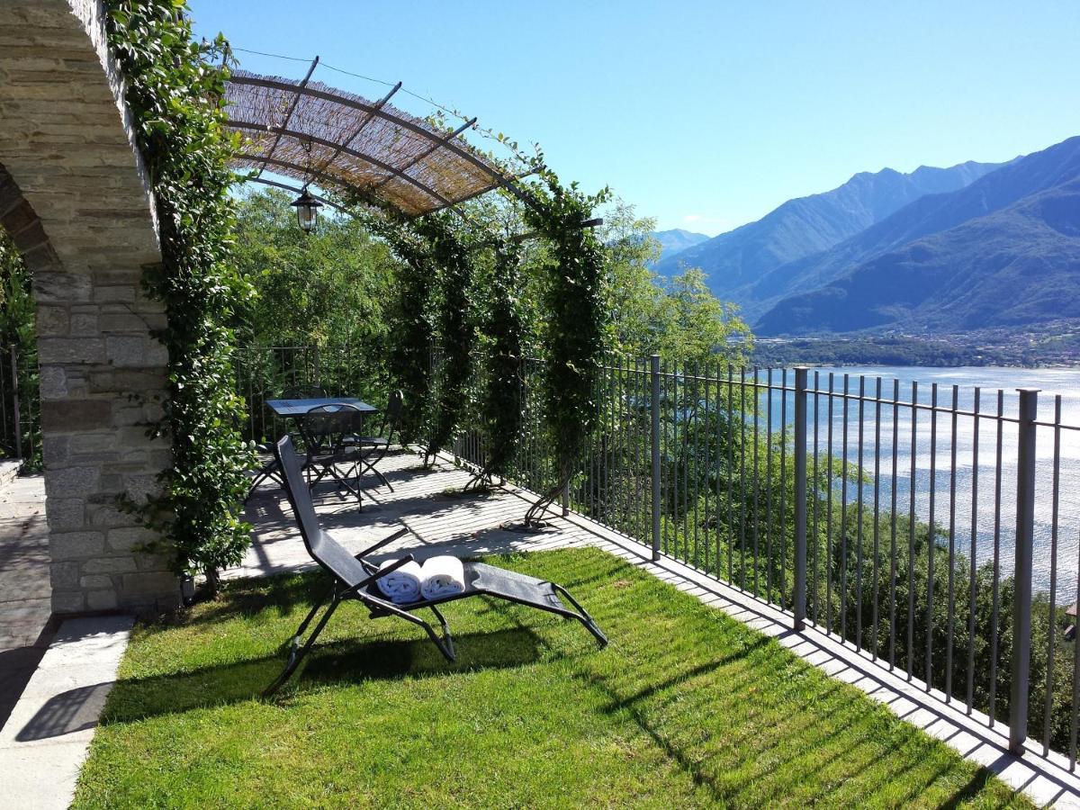 Villa Valuri Vista Magnifica Sul Lago Di Como Appartamento Piano Terra Vercana Dış mekan fotoğraf